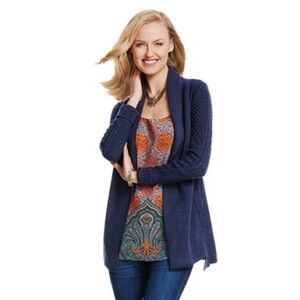 CAbi | Countryside Style 3014 Cable Knit Duster Cardigan